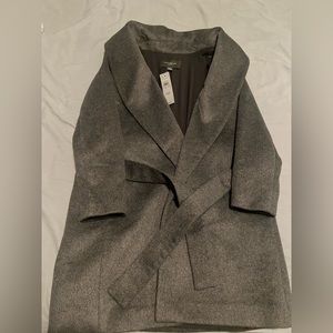 NWT Ann Taylor Doublefaced Wrap Coat in XSP